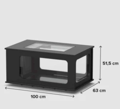 Aquatlantis Aquatable Black -OASE Sales Store Aqua table aquarium 88068.1638525532