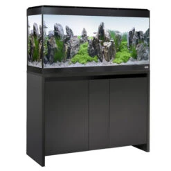 Fluval Roma 200 Black Aquarium & Cabinet