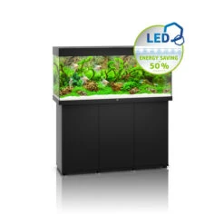 Juwel Rio 240 LED Aquarium And Cabinet Black -OASE Sales Store Juwel rio 240 tank and stand black 25253.1572004284