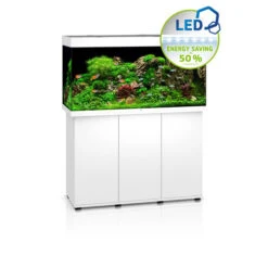 Juwel Rio 350 LED Aquarium And Cabinet White -OASE Sales Store Juwel rio 350 tank and stand white 23556.1572007479