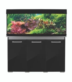 Aqua One AquaVogue 245 Litre Aquarium And Cabinet Black Gloss
