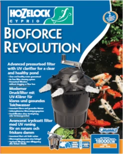 Hozelock Bioforce Revolution 9000 Pond Filter Kit With Aquaforce Pond Pump -OASE Sales Store bio rev 2 29082 55127.1490965731