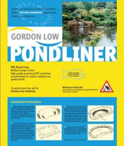 Gordon Low PVC Pond Liner 6 X 7m -OASE Sales Store buy pond liner 19652 34263.1645019496