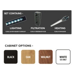 Fluval Roma 125 Walnut Aquarium & Cabinet -OASE Sales Store fluval aquarium walnut roma 125 74832.1695211782