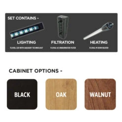 Fluval Roma 90 Walnut Aquarium & Cabinet -OASE Sales Store fluval aquarium walnut roma 90 20744.1695132121