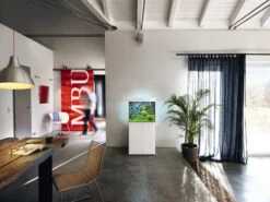 Juwel Lido 120 LED Aquarium And Cabinet White -OASE Sales Store lido 120 white in situ 21533.1572001151