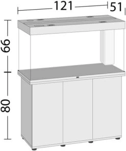 Juwel Rio 350 LED Aquarium And Cabinet Light Wood -OASE Sales Store rio 350 dimensions 66613.1573036551