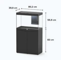 Aquatlantis Splendid 80 Grey With Cabinet -OASE Sales Store spendid 80 dimensions 29911.1638702140