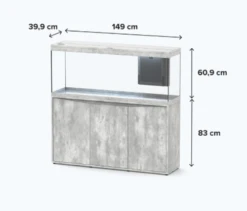 Aquatlantis Splendid 150 White With Cabinet -OASE Sales Store splendid 150 aquarium dimensions 52671.1638709552