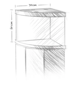 Juwel Trigon 190 LED Aquarium And Cabinet Light Wood -OASE Sales Store trigon 190 diamensions 90500.1611839480